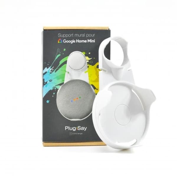 Väggfäste för Google Home Mini - PlugnSay från Concierge