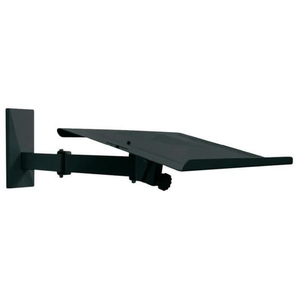 Stödvägg - TVH20 - Svart - 10" till 21,5" - Lutning 220° - Stål