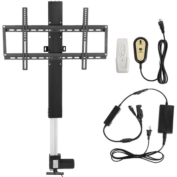 Motoriserad TV-hissfäste, kompatibelt med 14"-37" TV-apparater, jämn höjdjustering