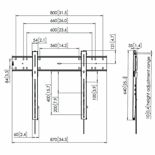 TV-holder Vogel's 7368000 55" 100 kg