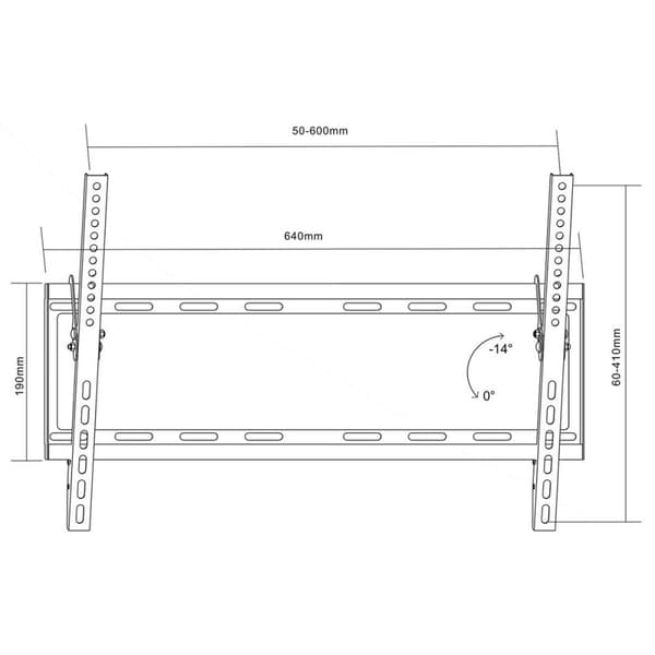 TV-holder MacLean MC-605 32" 70" 55 kg