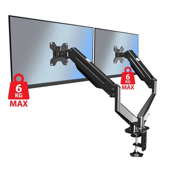Esperanza ERW020 gasbordholder til to skærme 17-27'' op til 6 kg