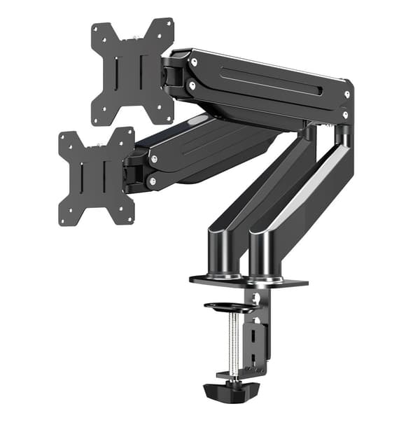 Esperanza ERW020 gasbordholder til to skærme 17-27'' op til 6 kg Sort