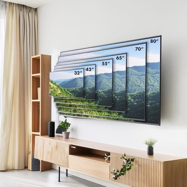 Maclean TV MC-413 Väggfäste 32"-80" VESA 600x400 45kg Tiltbar Universal Justerbar Vattenpass monteringstillbehör