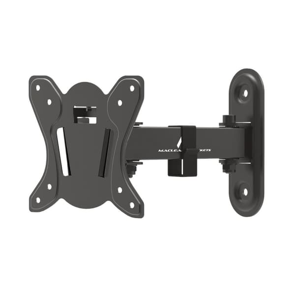 Maclean MC-416 TV-skærm Vægmontering 13"-32" 30kg Tilt Roter max. VESA 100x100 Sort Pulvercoating LED OLED LCD Universal Bracket Holder