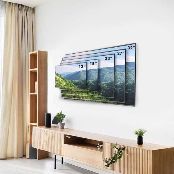 Maclean MC-416 TV-skærm Vægmontering 13"-32" 30kg Tilt Roter max. VESA 100x100 Sort Pulvercoating LED OLED LCD Universal Bracket Holder