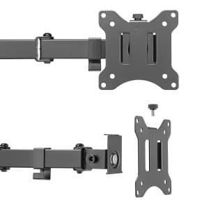 Maclean MC-883 skærmbeslag / stativ 81,3 cm (32") Clamp Black