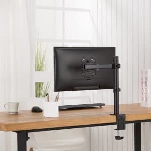 Maclean MC-883 skærmbeslag / stativ 81,3 cm (32") Clamp Black