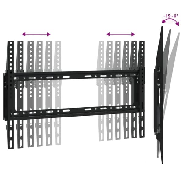 vidaXL TV-veggfeste for 26-63 tommers skjerm maks. VESA 600x400mm 50kg
