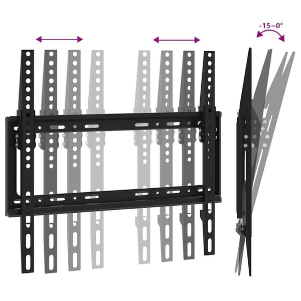 vidaXL Tv-väggfäste för 26-63 tums skärm max VESA 400x400 mm 40kg