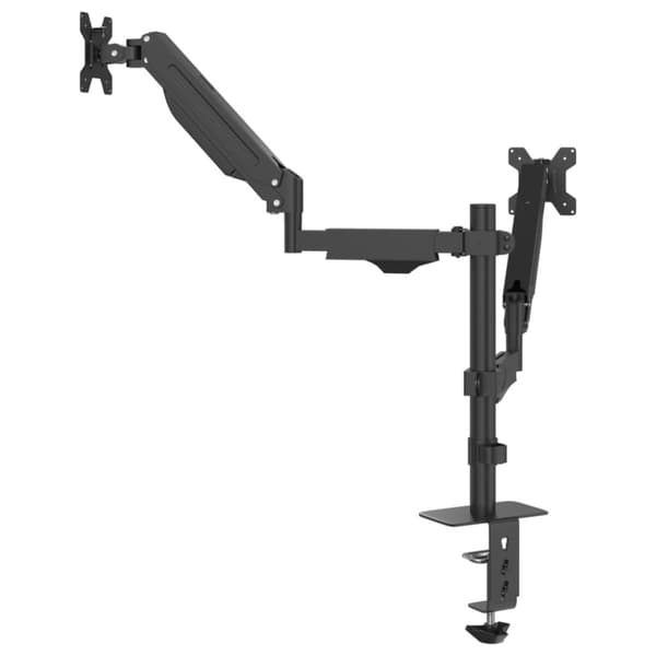 vidaXL Tuplanäyttövarsi max 27" näytölle kaasujouselle 20 kg