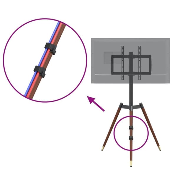 vidaXL tv-stativ til 37-65" skærm maks. VESA 400x400 mm 40 kg