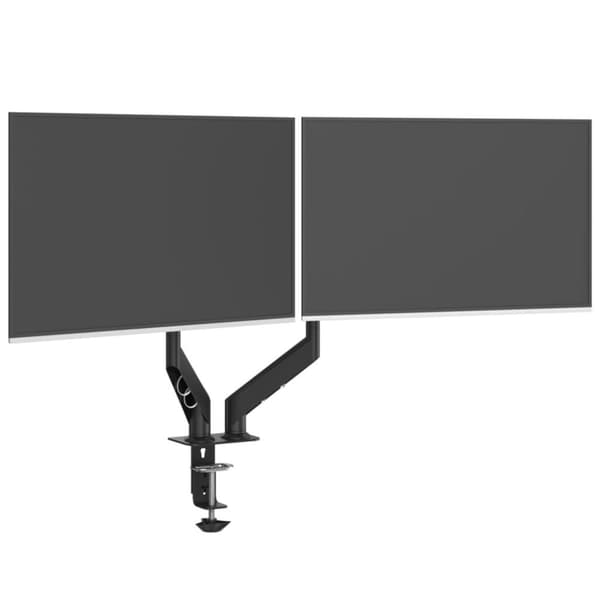 vidaXL dobbelt skærmholder maks. 27" skærm gasfjeder 20 kg