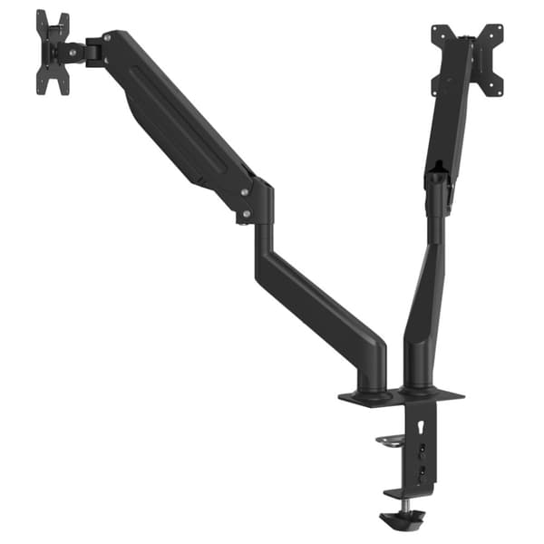 vidaXL dobbelt skærmholder maks. 27" skærm gasfjeder 20 kg