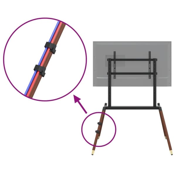 vidaXL tv-stativ til 37-86" skærm maks. VESA 400x600 mm 60 kg