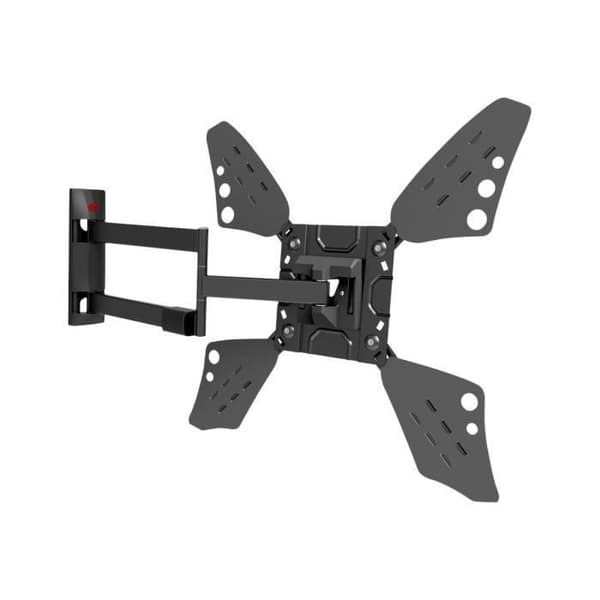 Stödhållare för TV - 3400l Vesa Non-vesa Upp till 600 X 400 Mm Rotation Fällbar Svängbar Nejbart Väggmonterad 32–1778 Cm/81–17 Svart