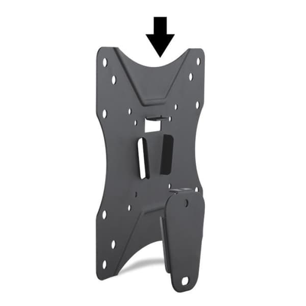 Fast TV väggfäste - KAORKA - 474400 - Svart - Vesa 200x200 - 71 till 106 cm