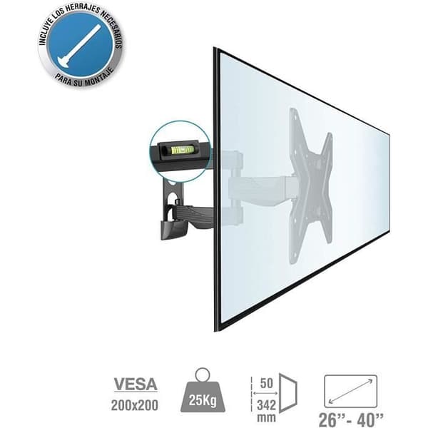 TM Electron tmslc283 – Universell stöd för TV, Färg Svart 1590
