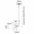 Miniatyrbillede 5 af 5: TV-holder MacLean MC-504A S 23" 42" 30 Kg
