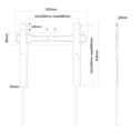 Miniatyrbillede 3 af 3: TV-holder Neomounts LED-W400BLACK 32" 55" 35 kg