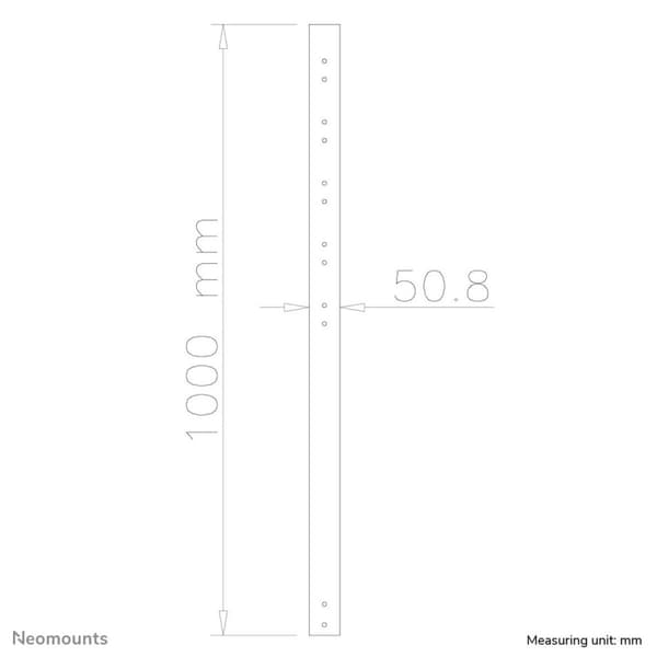 TV-holder Neomounts FPMA-CP100BLACK 50 kg