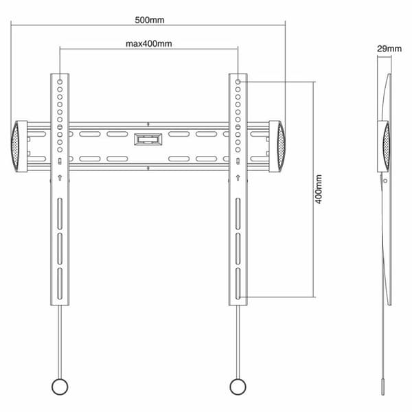 TV-holder Neomounts NM-W340BLACK