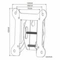 Miniatyrbillede 2 af 3: TV-holder Haeger WB-T27.020A 13" - 27"