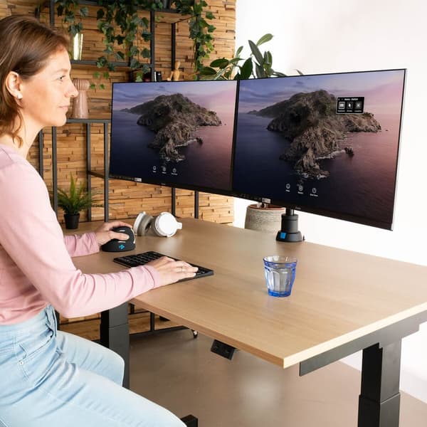 Skærm bord støtte R-Go RGOVLZE4TWSI 32"