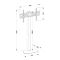 Miniatyrbillede 6 af 11: TV-holder Techly ICA-TR27 55" 40 kg