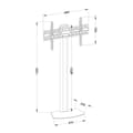 Miniatyrbillede 5 af 11: TV-holder Techly ICA-TR27 55" 40 kg