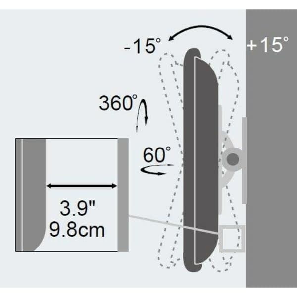 TV-teline Techly ICA-LCD 201WH 13" 30" 23 kg