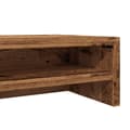 Miniatyrbild 9 av 11: vidaXL Skärmställ åldrat trä 100x24x13 cm konstruerat trä