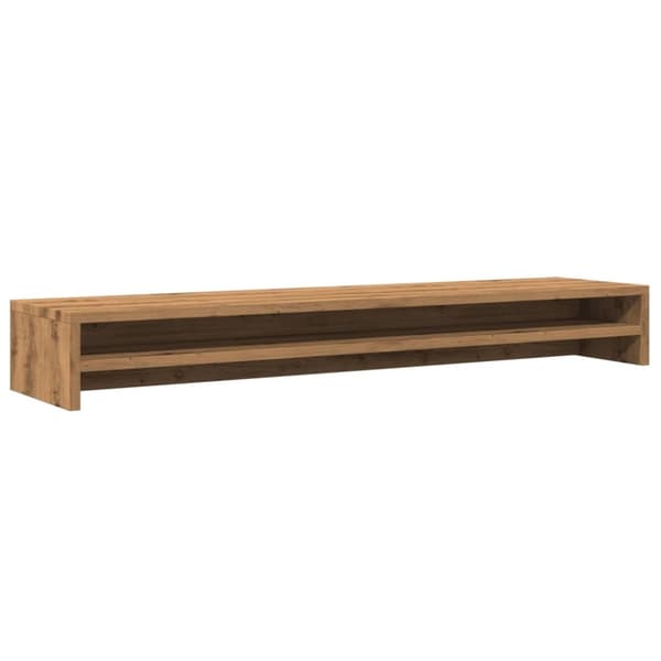 vidaXL skærmstander 100x24x13 cm konstrueret træ kunsteg
