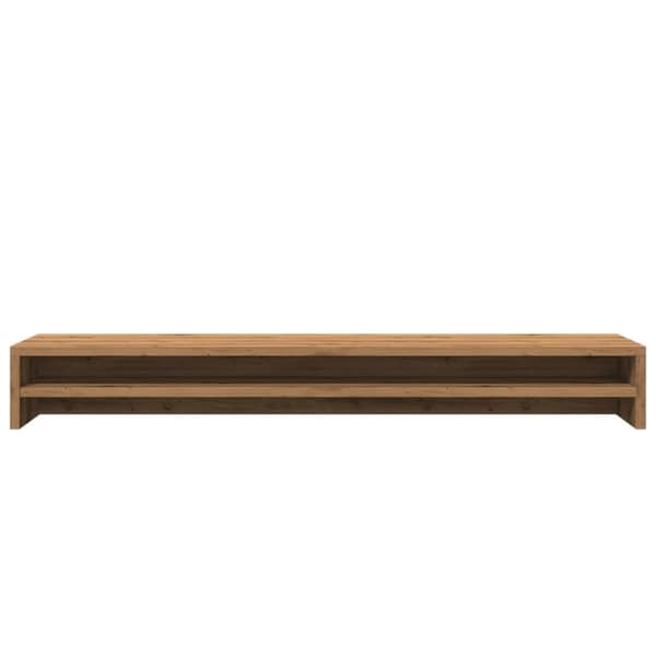vidaXL skærmstander 100x24x13 cm konstrueret træ kunsteg