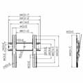 Miniatyrbillede 4 af 4: TV-holder Vogel's 7364100 65" 43" 75 Kg
