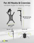 Miniatyrbilde 4 av 9: TV-takfeste Basic (M), svart TV-takfeste Basic (M), sort