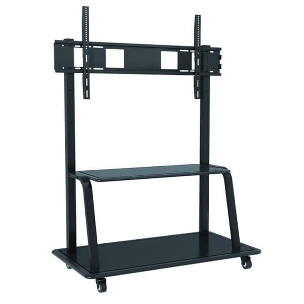 Techly ICA-TR30 bärbar platt vagn - Svart - 2,54 m (100") - TV - 140 kg - 1200 x 600 mm Svart