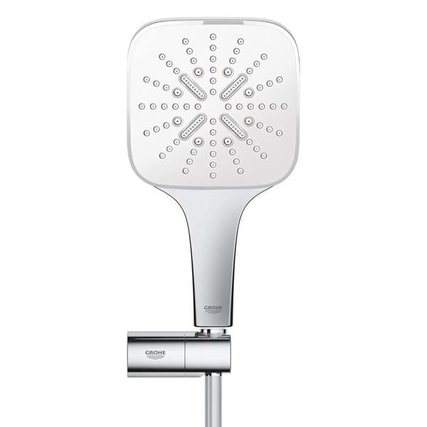 Stödmur - GROHE - 26588LS0 - Rainshower 130 - 3 Jettyper - Vit Måne