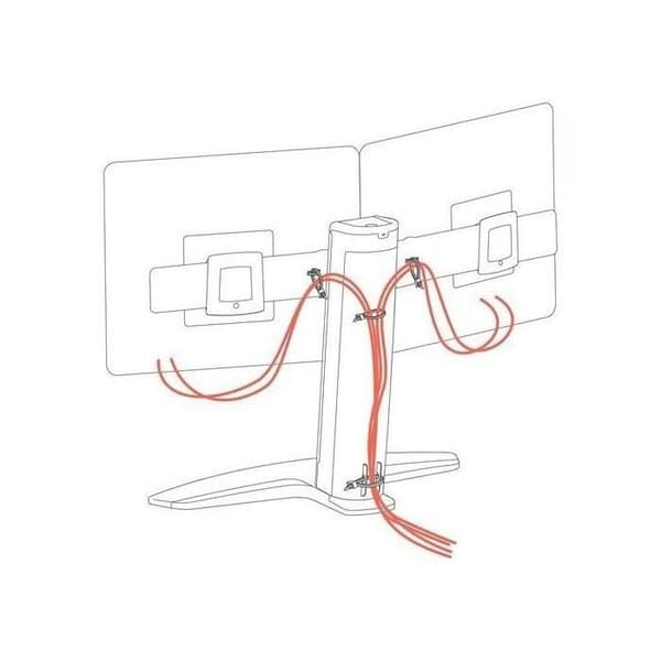 Stödmonterings - ERGOTRON - Neo-Flex - 61 cm (24") till 66 cm (26") - 15,40 kg max - Svart