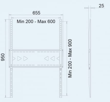 TV-holder Fix Big 900, OMB