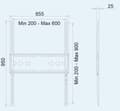 Miniatyrbilde 2 av 2: TV-holder Fix Big 900, OMB