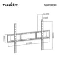 Miniatyrbillede 2 af 2: TV-holder TVWM1051BK, Nedis