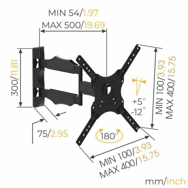 TV-holder Nanook Wall Mount 32" 55"