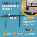 Miniatyrbillede 2 af 6: TV-holder Nanook Tilting 65" 40"