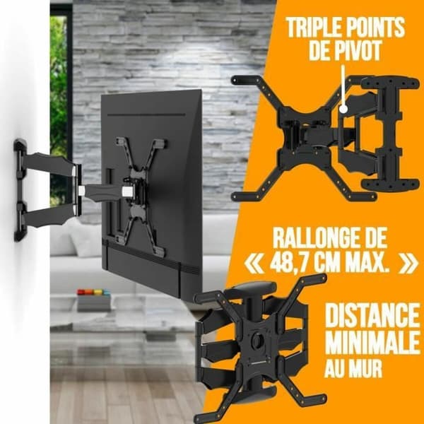 TV-Montering Nanook Wall Mount 55" 65" 40"