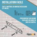 Miniatyrbillede 4 af 6: TV-holder Nanook Ultra Flat 32" 55"