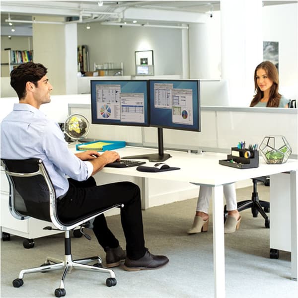 Bordfäste för Skärm Fellowes 8043701 Svart 27" 32"
