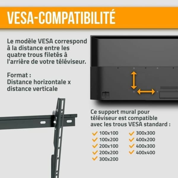 TV-fäste Nanook Tilting 32" 55"
