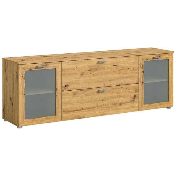 Xeno TV møbel 2 skuffer 2 låger eg dekor.