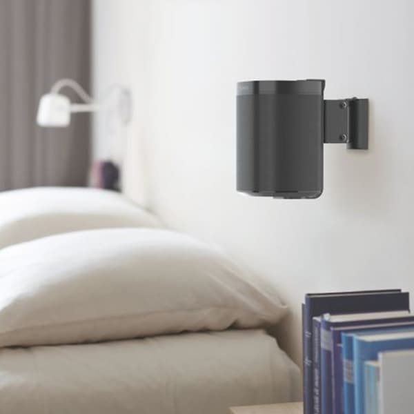 Goobay Veggfeste for Sonos One / One SL 2-pk - Svart